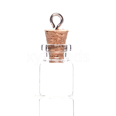 Wooden Cork Wishing Bottle Pendants PW-WG999AC-06-1