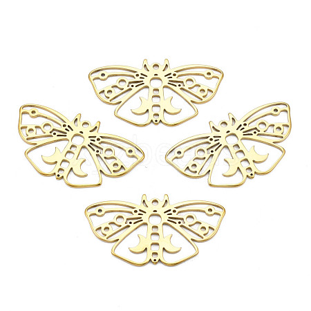 Ion Plating(IP) 201 Stainless Steel Pendants STAS-T063-180G-1