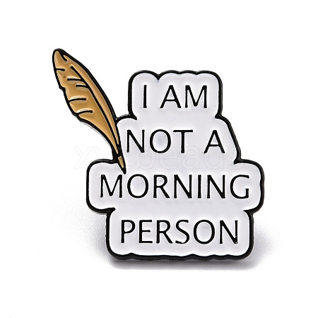 I'm Not A Morning Person Enamel Pin JEWB-O005-P03-1