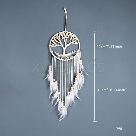 Bohemian Style Feather Pendant Decorations PW-WG38947-02-1