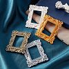 4Pcs 4 Colors Rectangle Retro Resin Photo Frames AJEW-FG0001-47-6