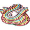 Rectangle 36 Colors Quilling Paper Strips DIY-PH0008-03A-WH-1