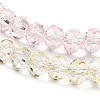 Transparent Painted Glass Beads Strands LS-DGLA-A034-T8mm-A25-4