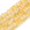 Baking Paint Glass Beads Strands DGLA-C003-01I-1