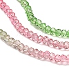 Transparent Painted Glass Beads Strands DGLA-A034-T1mm-A18-4