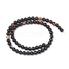 Natural Black Agate Beads Strands G-L555-04-6mm-4