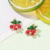 2Pcs Brass Enamel Pendants KK-YW0001-74-5