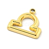 Real 18K Gold Plated PVD Vacuum Plating 304 Stainless Steel Pendants STAS-L278-002G-07-2