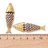 304 Stainless Steel Enamel Pendants STAS-Z193-13G-05B-3