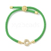 Adjustable Nylon Cord Bracelets BJEW-C096-01G-03-4