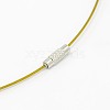 201 Stainless Steel Wire Necklace Cord X-TWIR-SW001-6-2
