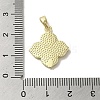 Brass Pave Shell Pendants X-KK-I708-14H-G-3