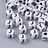White Opaque Acrylic Beads LS-X-MACR-R869-02J-1