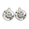 304 Stainless Steel Pendants X-STAS-P446-08P-1