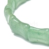 Natural Green Aventurine Rectangle Beaded Stretch Bracelet BJEW-E379-05D-3