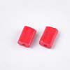 Baking Paint Glass Flat Beads SEED-S023-12F-2