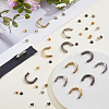 12 Sets 3 Colors Alloy Decorative Buckles FIND-HS0002-29-5