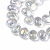 Electroplate Glass Beads Strand X-EGLA-S188-22-B03-6