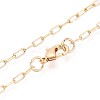 Brass Paperclip Chains MAK-S072-09A-G-2