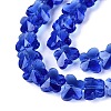 Transparent Glass Beads Strands GLAA-Q118-01A-B02-3