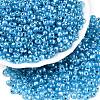 6/0 Baking Paint Transparent Glass Seed Beads SEED-N006-06L-1