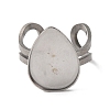 304 Stainless Steel Open Cuff Findings STAS-R123-02H-P-2