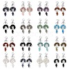 Natural & Synthetic Gemstone Keychain KEYC-K022-01P-1