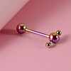 304 Stainless Steel Tongue Rings WG96350-10-1