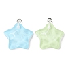 Translucent Resin Pendants RESI-A025-06B-2