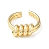 Brass Open Cuff Ring RJEW-C037-03G-2