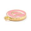 Golden Plated Alloy Enamel Charms ENAM-Q437-14D-2