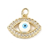 Brass Micro Pave Cubic Zirconia Pendants LS-KK-H255-02B-G03-1