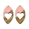 Resin and Walnut Pendants WOOD-I013-02C-1