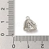 Brass Micro Pave Cubic Zirconia Charms KK-P278-08P-3