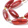 Natural Agate Beads Strands G-K334-01A-3