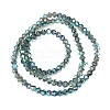 Transparent Electroplate Glass Beads Strands LS-EGLA-A039-T3mm-UA12-2
