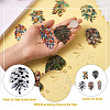 Biyun DIY Monstera Leaf Dangle Earring Making Kits DIY-BY0001-38-12