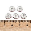 Brass Grade A Rhinestone Spacer Beads RB-A014-Z8mm-23S-2