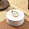 304 Stainless Steel Adjustable Rings for Women LS-RJEW-F169-01G-05-3