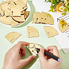40Pcs Mirror Acrylic Wine Glass Charms AJEW-FG0003-01-3
