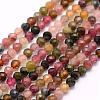 Natural Tourmaline Beads Strands G-F509-35-4mm-1