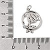 Brass Micro Pave Cubic Zirconia Pendants KK-P343-01E-P-3