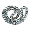 Electroplate Glass Beads Strand EGLA-S188-18-A02-2