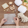 DIY Polycotton Braided Women's Crossbody Handbag Making Kits DIY-WH0349-353C-3