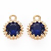 Brass Micro Pave Cubic Zirconia Charms KK-S356-772H-1