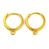 Brass Hoop Earring Findings KK-G502-01G-1