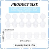 Plastic Empty Paint Pots Strips AJEW-GF0013-97-2