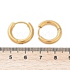 Ion Plating(IP) 304 Stainless Steel Huggie Hoop Earrings EJEW-O087-06B-5