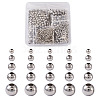 Mega Pet Round 304 Stainless Steel Beads STAS-MP0001-01P-1