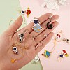 117Pcs DIY Astronaut Charm Earrings Making Kit DIY-SZ0006-40-3